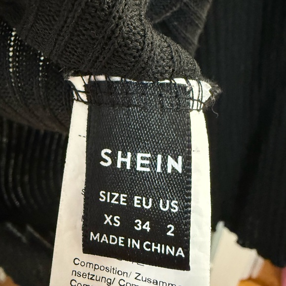 High Neck Ribbed Bodysuit - Picture 2 of 2